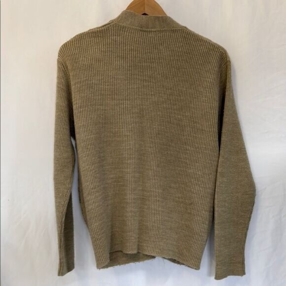 Vintage Seaforth Men's Beige Cardigan Sweater - Picture 5 of 5